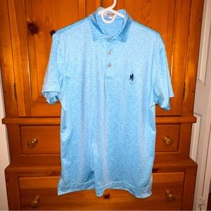 Peter Millar ~ Summer Comfort ~ Caddy Shack theme print ~ Men’s small